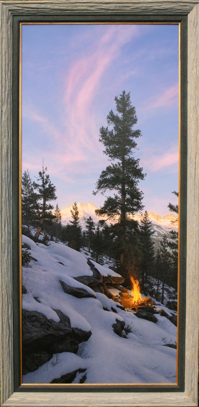 Original Painting, Firedance by Stephen Lyman