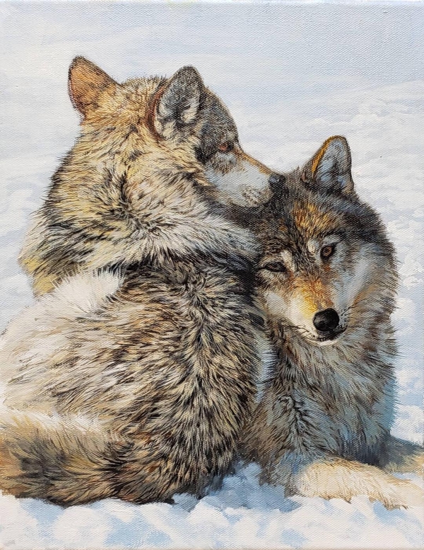 Original painting A Special Bond by Bonnie Marris