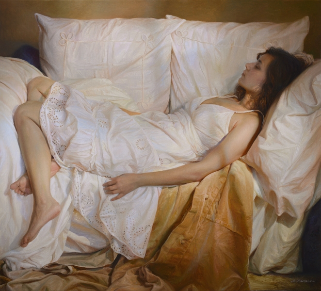 Sleeping Beauty, a Serge Marshennikov Original Painting