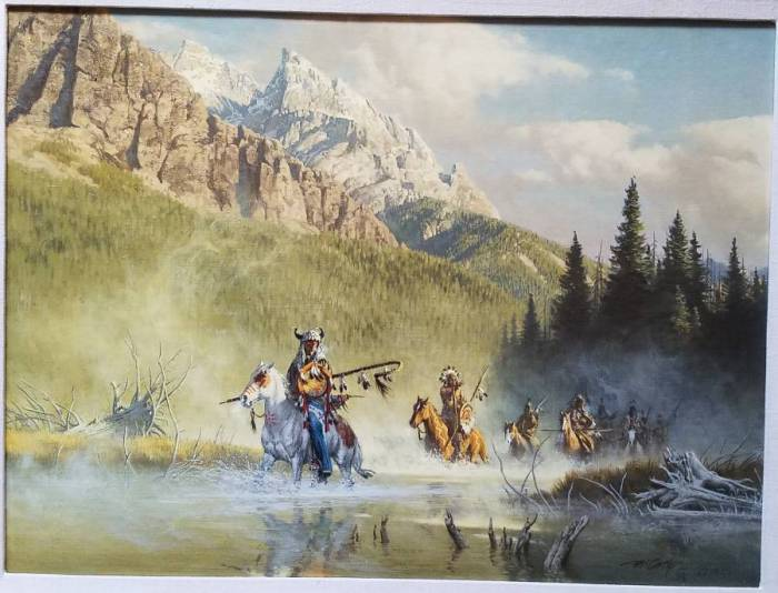 Original Oil on Canvas, Morning Mist by Frank McCarthy