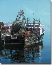 Original Painting, Yankee Rose by Dean Morrissey