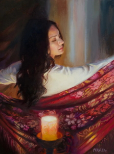 Original Painting, Let Thy Light Shine by JoAnn Peralta