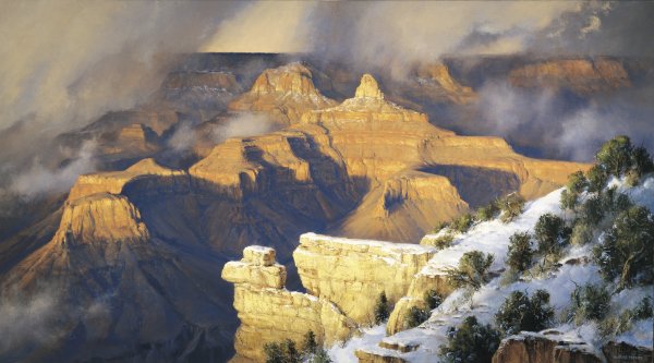 March, Yavapai Point by Robert Peters by Robert Peters