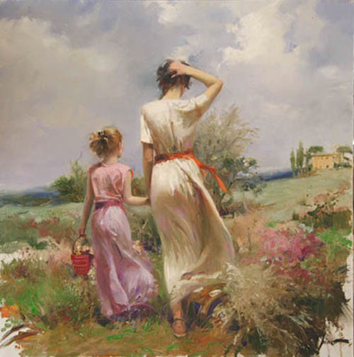 Tuscan Stroll by Pino