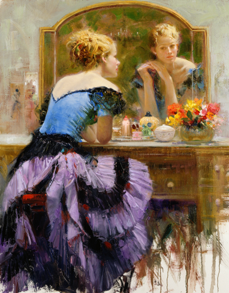 By The Mirror by Pino