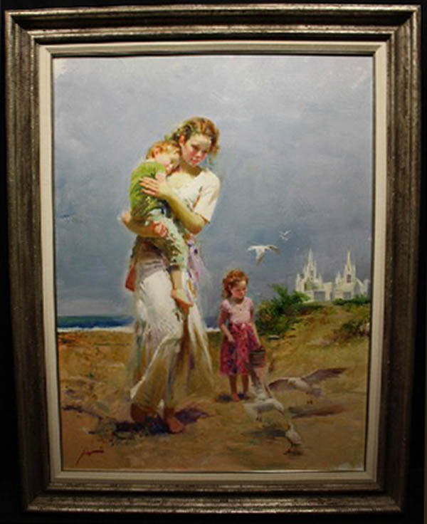 Original Painting, Heavenly Breeze by Pino