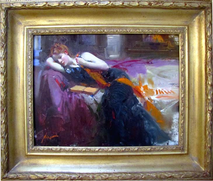Original Painting, Lazy Afternoon by Pino