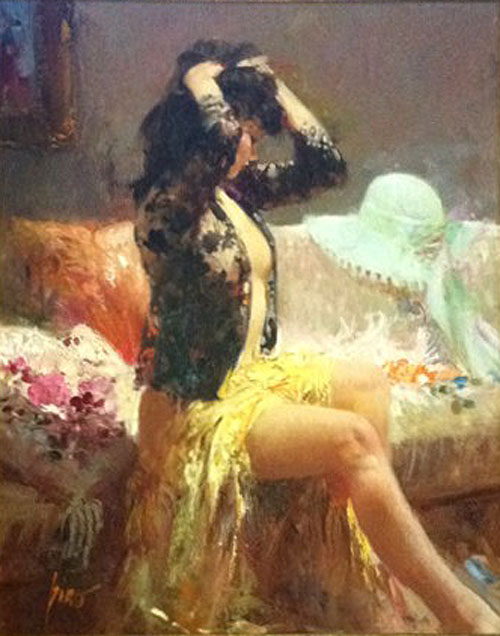 Original Painting, Passionate Memories by Pino