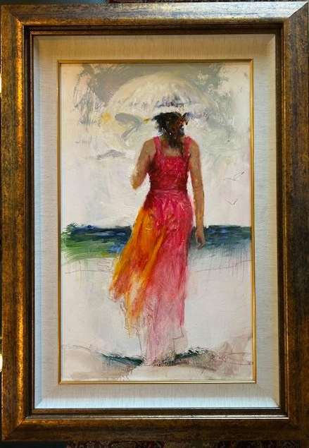 Original Painting, Untitled Oil Study by Pino