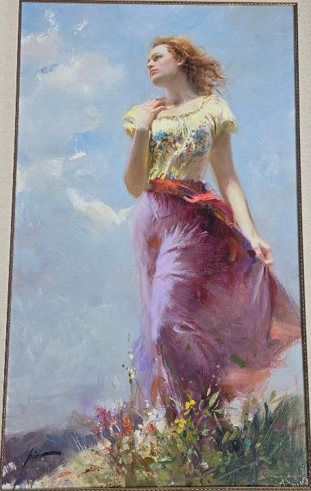 Original Painting, Windswept by Pino