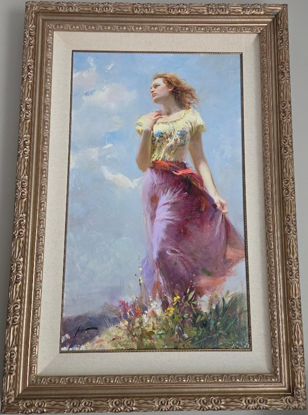 Original Painting, Windswept by Pino