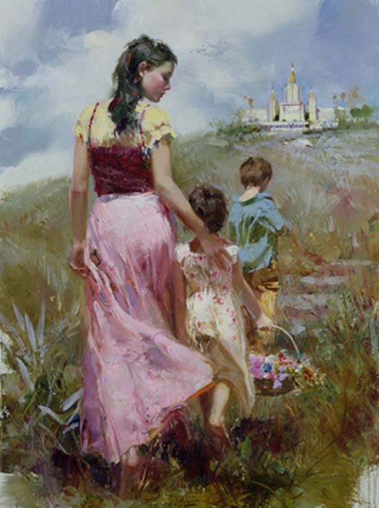 Original Painting, Steps to Eternity by Pino
