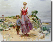 Cliff Side Retreat by Pino