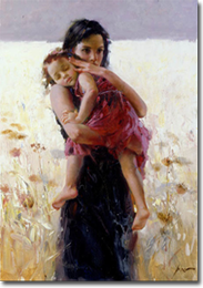 Yellow Shawl by Pino