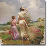 Yellow Shawl by Pino