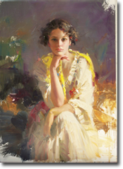 Yellow Shawl by Pino