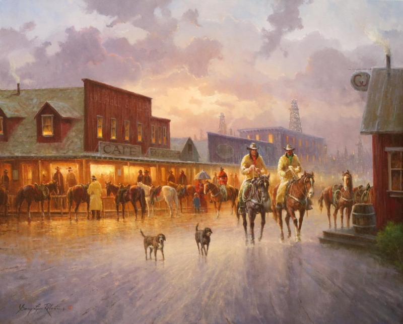 Simple & Good Back Then, a Gary Lynn Roberts Original Painting