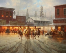 Lighthearted Conversation, a Gary Lynn Roberts Original Painting