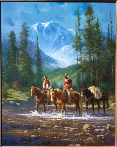 Lighthearted Conversation, a Gary Lynn Roberts Original Painting