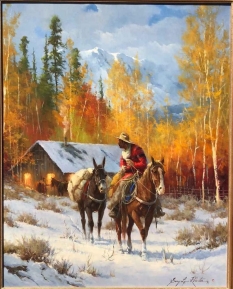 What's Keeping Them?, a Gary Lynn Roberts Original Painting