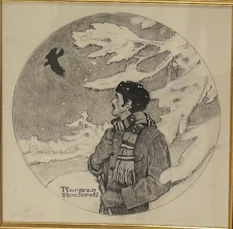 Norman Rockwell Original Dust of Snow
