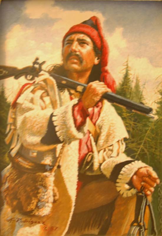 Original Painting, The Hunter by Alfredo Rodriguez