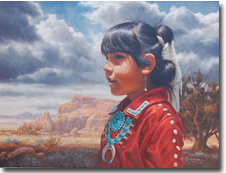 Original Painting, Field of Dreams by Alfredo Rodriguez