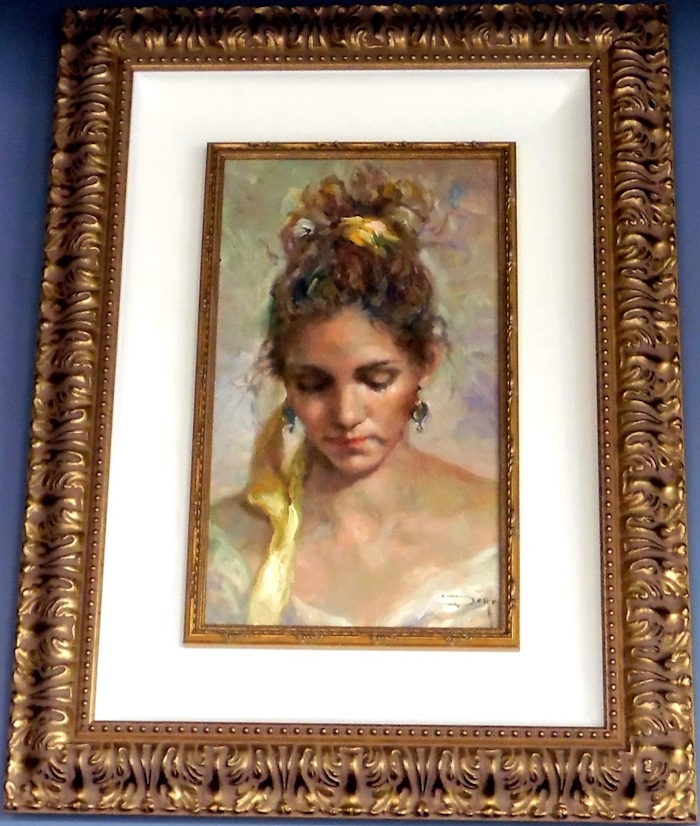 Tiffany Original Painting by Royo