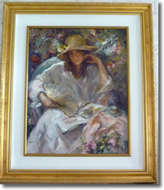 Original Painting, Sol Y Sombra by Royo