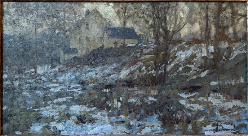 Original Painting, Chicago by Richard Schmid