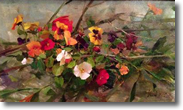 Pansy Sketch by Richard Schmid