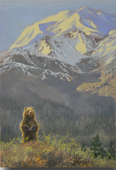 Original Painting, Out On A Limb by John Seerey-Lester