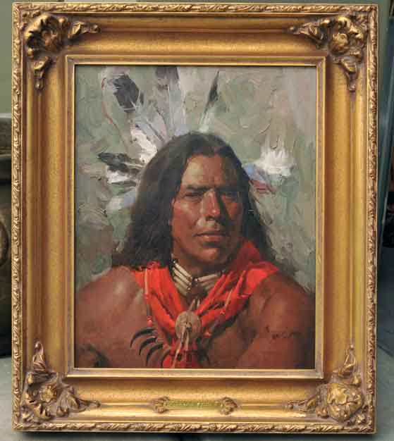 Original Painting, Lakota Spirit by Mian Situ