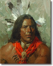 Original Painting, Lakota Spirit by Mian Situ