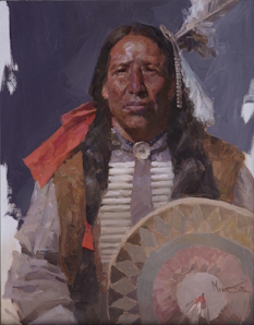 Original Painting, Lakota Spirit II by Mian Situ