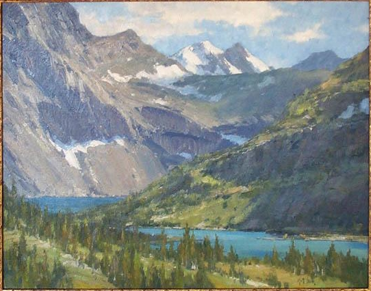 Original Painting, Hidden Lake by Matt Smith