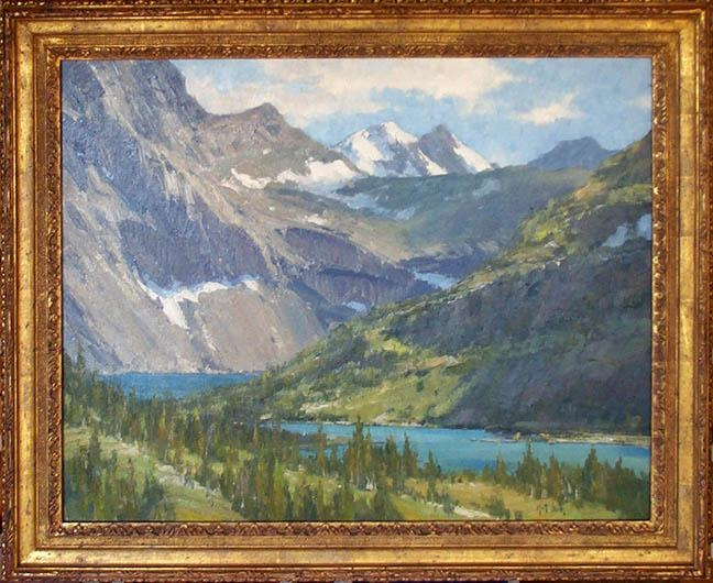 Original Painting, Hidden Lake by Matt Smith