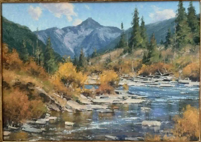 Original Painting, Mill Creek Color by Matt Smith