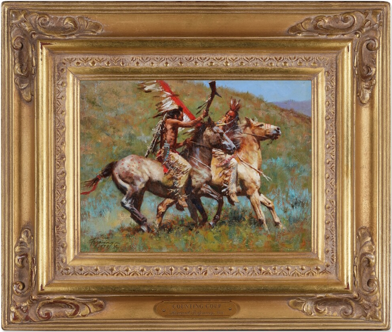 Original Painting, Counting Coup
 by Howard Terpning
