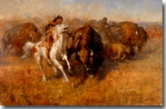 Buffalo Hunt by Andy Thomas