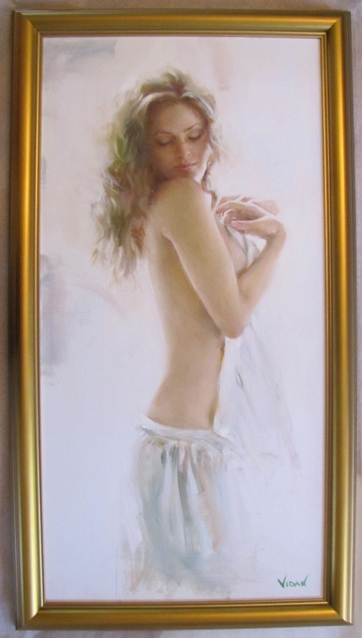 The Unveiling Original Painting by Vidan