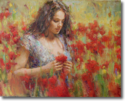 Original Painting, Field of Love
           by Vidan