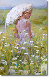 Original Painting, Spring by Vidan