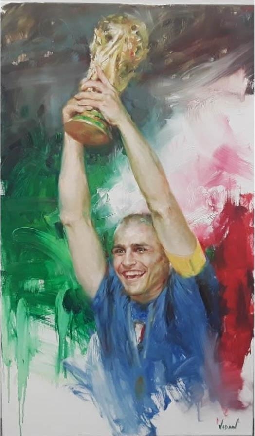 FIFA Original Painting by Vidan