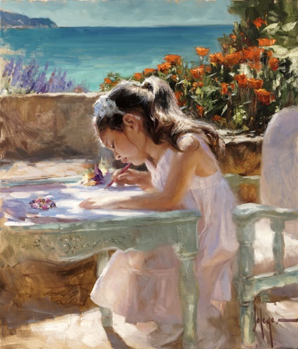 Drawing Girl

 Original Painting by Vladimir Volegov