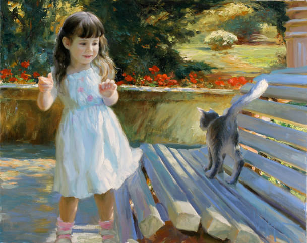 Meeting
 Original Painting by Vladimir Volegov