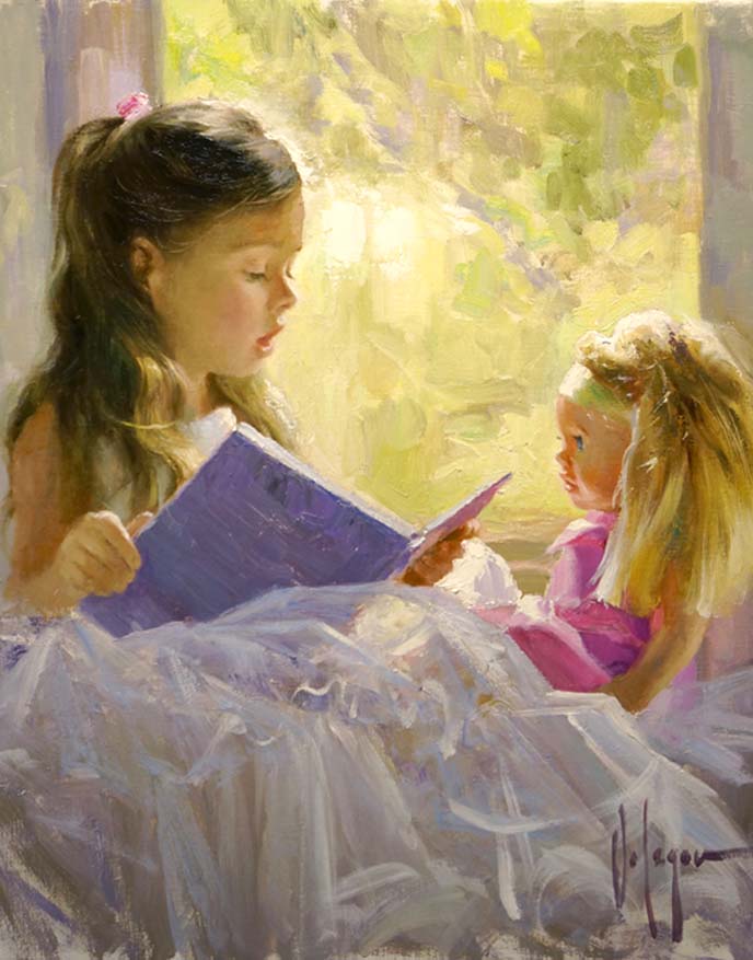Storyteller
 Original Painting by Vladimir Volegov