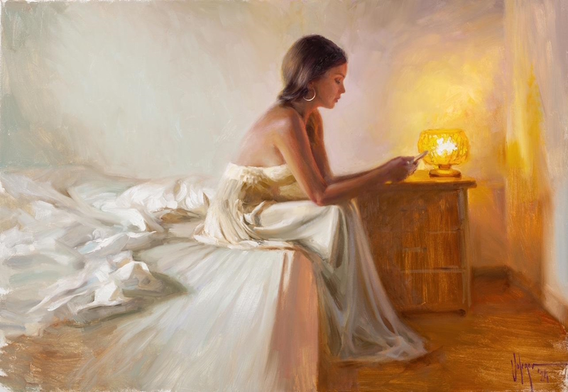 Before the Date
 Original Painting by Vladimir Volegov
