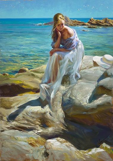 The Mermaid
 Original Painting by Vladimir Volegov