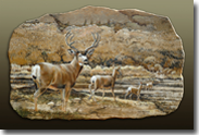 Deer Creek Crossing an Original Painting by Steve Hanks